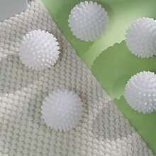 Bolas de Lavagem Reutilizáveis - Amacia Tecidos, Reduz Rugas e Previne Enrolamento - Acessórios Essenciais para Máquina de Lavar para Limpeza Doméstica