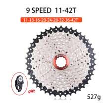 ZTTO 山地车 9 速自行车飞轮 宽齿比 9 速山地车链轮 9S 飞轮 K7 兼容 M430 M4000 M590