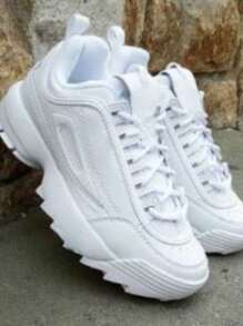 Ll Casual Men's And Women's Gym Sneakers - 白色 - 查看 1