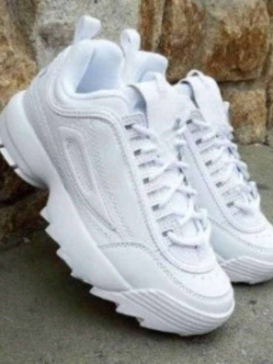 Ll Casual Men's And Women's Gym Sneakers - 白色 - 查看 1