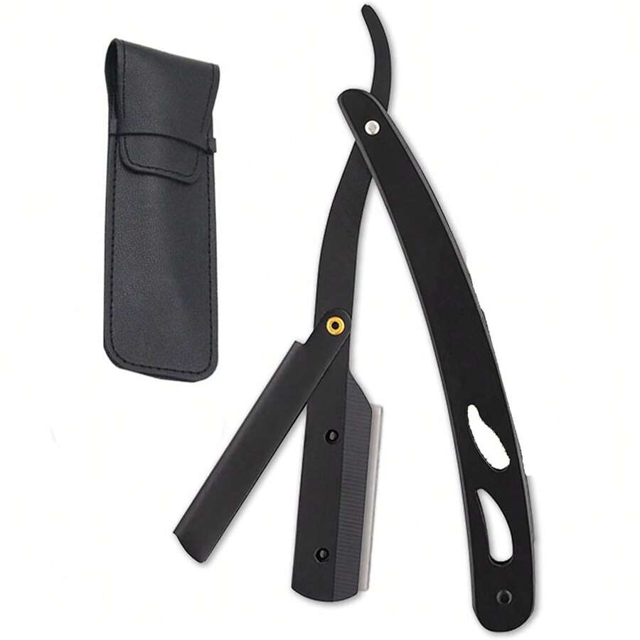Men's Straight Edge Razor Barber Style Straight Razor Set With