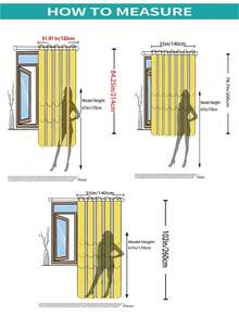 2 件咖啡色和银色大理石图案简约窗帘，适用于客厅和卧室 - 棕色 - 查看 8