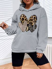 Thiết kế theo yêu cầu cho Giáng sinh và Lễ Tạ ơn, Quà tặng Giáng sinh, Áo hoodie nữ cá nhân hóa - Thêm ảnh của riêng bạn (ảnh gia đình/ảnh tự chụp) để thiết kế hình in cá nhân, Quần áo mùa đông cho nữ, Áo hoodie cá nhân hóa, Áo nỉ Giáng sinh/Halloween/Lễ Tạ ơn, Trang phục lễ hội, Họa tiết năm mới, Ảnh em bé/cặp đôi/gia đình/thú cưng. - Màu Xám nhạt - Xem 4