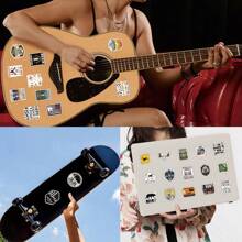 50PCS Hunting Stickers Vinyl Aesthetics Stickers For Scrapbooking, Diary, Laptop, Bumper, Skateboard, Water Bottle, Computer, Phone, Cartoon, Hard Hat, Car Stickers And Decals,Hiking Stickers,Decal Stickers,Sticker Bulk