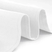 2 Pack Classic White Tablecloth 90x132 Inch White Table Clothes For 6 Foot Rectangle Tables 200 GSM Stain And Wrinkle Resistant Washable Fabric - White - View 5