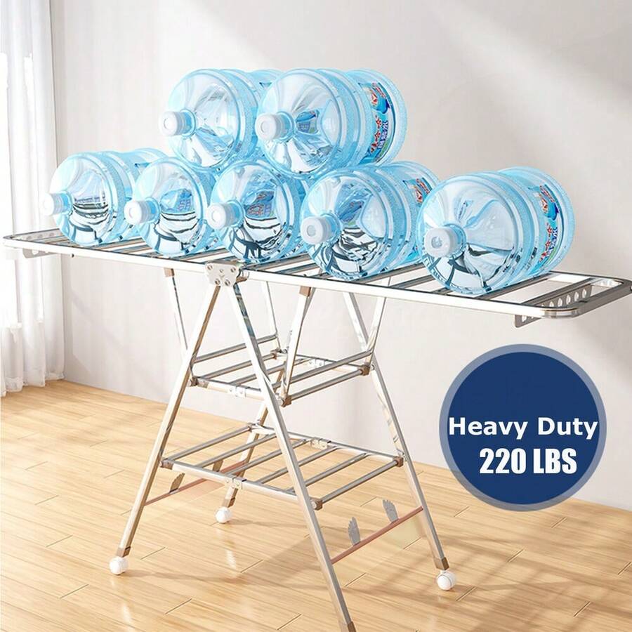 Clothes Drying Rack Heavy Duty Laundry Drying Rack Folding Portable