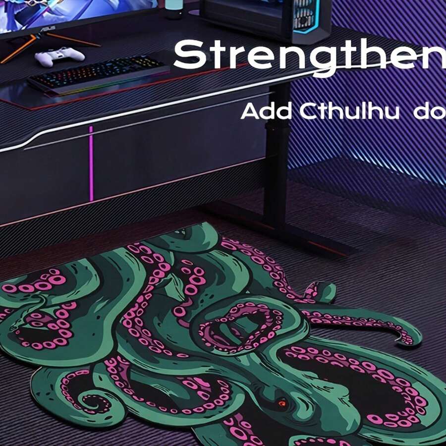 1PC Bathroom Pad,Unique OctopusShaped Diatomaceous Earth Rug Non