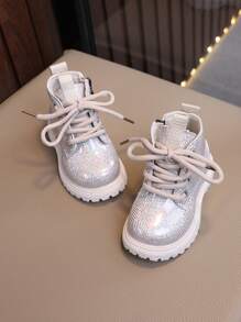 2024 秋冬新款儿童女童踝靴，幼儿软底时尚短靴，儿童休闲靴