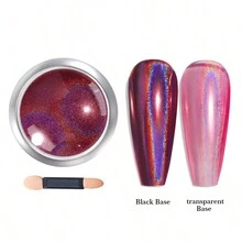 1/8 Hộp Bột Mạ Chrome Gương Bột Lấp Lánh Móng Tay Sắc Tố Bạc Bột Làm Móng Tay Nghệ Thuật Dạng Vảy Gel Đánh Bóng Để Trang Trí Móng Tay - Nhiều màu - Xem 11