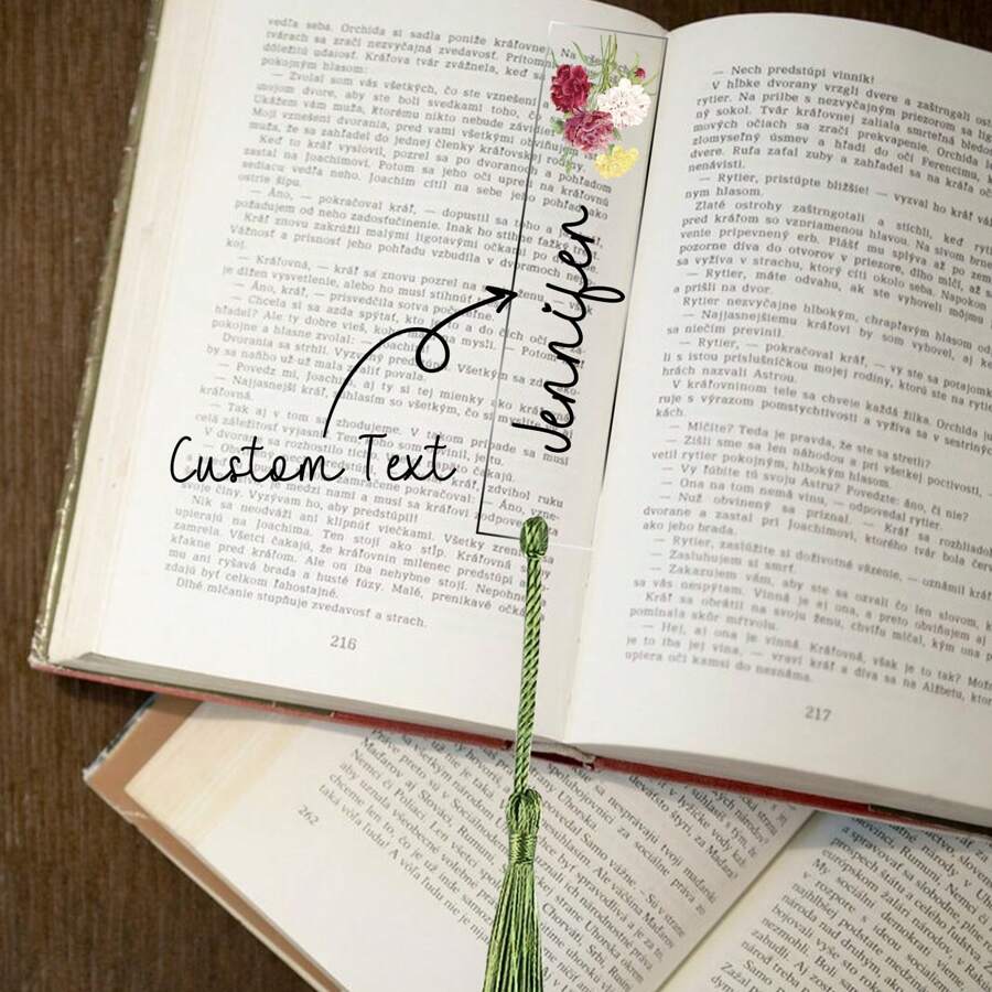 1 tờ Acrylic Bookmark Trống Màu Xanh Trong Suốt Cá Nhân Hóa Cho Hoa Ép Để Trang Trí Cho Ý Tưởng Quà Tặng Tốt Nhất Dưới 25 Đô La Với Phụ Nữ - Nhiều màu - Xem 1