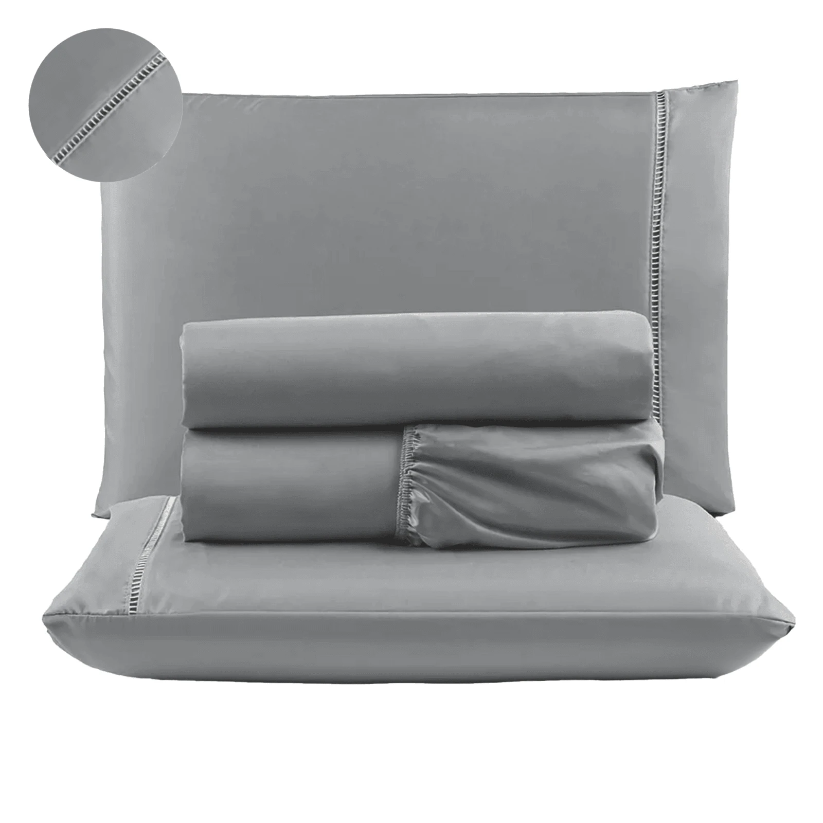 Queen 4Piece Sheet Set In 400Thread Count Micropercale SHEIN USA