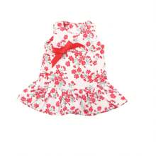 Robe à fleurs sans manches de 18 pouces pour poupée américaine, accessoires de vêtements de poupée pour enfants (poupée non incluse), vêtements de poupée, accessoires de poupée bébé, accessoires de poupée