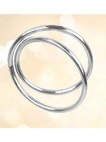 6pcs/4pcs/1pc圣诞金银色餐巾环家用餐桌创意开口餐巾环西餐厅酒店餐桌装饰餐巾扣金属螺旋餐巾环 - 彩色 - 查看 8