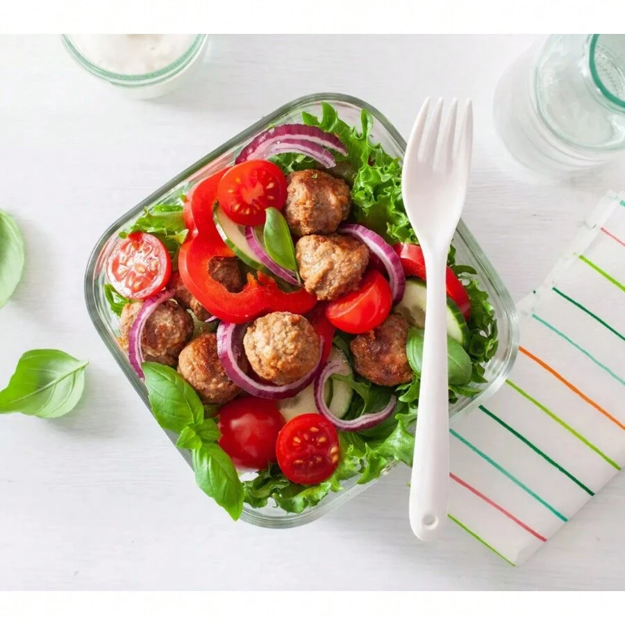 Pote De Vidro Hermético Com Tampa Vedação 4 Travas Marmita 800ML