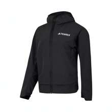 Adidas 2024 女款编织连帽拉链长袖夹克 IX1487