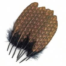 20Pcs Artificial Black Feathers Crafts DIY Handmade Home Accessories Plime Carnival Headwear Party Plumas Jewelry Making Wedding Decoration - Multicolor - View 17