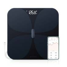 YUNMAI Pro Smart Body Fat Scale, Accurate Digital Bathroom Scale For Body Weight, Body Composition Analyzer With Health Monitor Sync Apps For Body Weight, Fat, Water, BMI, BMR, USB Charging Smart Bluetooth Body Fat Scale With APP - Black - View 1