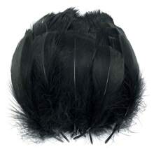 20Pcs Artificial Black Feathers Crafts DIY Handmade Home Accessories Plime Carnival Headwear Party Plumas Jewelry Making Wedding Decoration - Multicolor - View 10