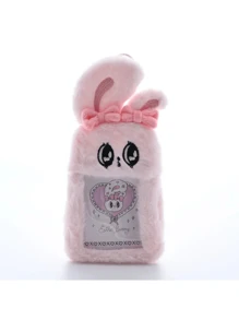 New 4-Color Cute Big-Eye Sweet Heart Rabbit Plush Toys, Keychain Figures, Net Celebrity Rabbit Coin Purse Earphone Case