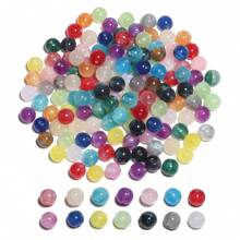 50 hạt nhựa lấp lánh hình thiên hà 8mm dạng tròn dùng để làm đồ trang sức, vòng tay, khuyên tai, vòng cổ, phụ kiện DIY - Hạt - Xem 3