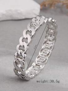 1pc Fashionable & Concise Cross Design Open Cuff Bracelet For Women - Yellow Gold - View 10