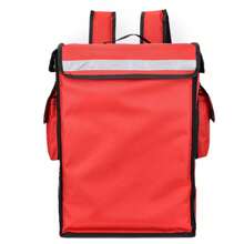 42L Portable Food Pizza Delivery Picnic Storage Backpack Red