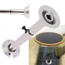 Futchoy Tischgestell Tischfuß Tischbein RV Wohnwagen Wohnmobil Caravan Boot Yacht Camper - Silber - Übersicht 1