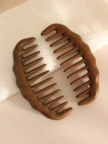 1 pezzo Pettine a denti larghi, in materiale di legno di sandalo naturale, pettine per massaggio del cuoio capelluto con denti grossi, anti-statico adatto per capelli ricci, permanentati e lisci, pettine per acconciatura domestica, spazzola per capelli, pettine, accessori per capelli e prodotti per parrucchieri, saloni di bellezza, ritorno a scuola, articoli essenziali per viaggi e vacanze, accessori per capelli, spazzole, spazzola per bordi, spazzola districante, pettine, spazzola per capelli lisci, spazzola per capelli, spazzola per bordi, spazzola districante, accessori per capelli, prodotti per capelli, cura dei capelli, spazzola per capelli ricci, barbiere, attrezzature per parrucchieri, acconciatura, parrucchiere, spazzola per capelli, spazzola per capelli lisci, spazzola per acconciatura, spazzola per capelli ricci, spazzola per bordi, pettine per capelli, spazzolare i capelli, set di spazzole per capelli, pettinare i capelli, pettine per ricci