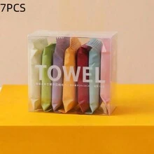 Portable Disposable Compressed Towel, Outdoor Wet Wipe Candy Towel, Compressed Small Handkerchief [Suitable For Travel, Outdoor, Camping Use] - Multicolor - View 12