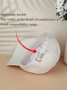 1 chiếc Mũ bóng chày màu trơn tùy chỉnh, thích hợp cho Lễ Tạ ơn và Mùa thu, Thiết kế nhẹ và có thể điều chỉnh cho Thể thao ngoài trời và Câu cá - A - Xem 4