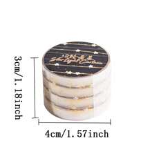 1 Roll Star Lights String Decor Tape, For Scrapbooking, Diary, Magazine DIY Decoration Back To School - Multicolor - View 2