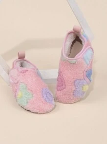 1 Pair Children Comfortable Warm Plush Indoor Slippers - Multicolor - View 5