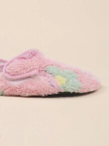 1 Pair Children Comfortable Warm Plush Indoor Slippers - Multicolor - View 7