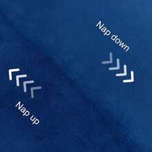 1 件纯色天鹅绒隔热窗帘，适用于客厅、餐厅、卧室隔断窗帘、办公室家居装饰 - 寶藍色 - 查看 9