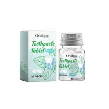 30 viên kem đánh răng dạng rắn nhiều hương vị, làm sạch và chăm sóc răng sâu, loại bỏ vết ố trên răng, viên chăm sóc răng di động - Nhiều màu - Xem 11