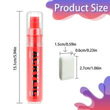 FLYSEA 8 件可水洗汽车车窗标记笔 - 15 毫米大号，三合一笔尖 - 适用于黑板、黑板、玻璃、小酒吧、汽车、菜单板标记返校