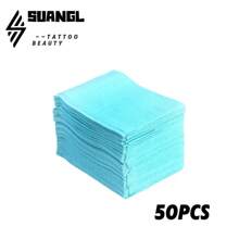 50/125 件一次性床单布、纹身桌布清洁垫、美甲桌垫、一次性清洁垫、修甲桌布、修甲工具、薄纸 - 彩色 - 查看 14