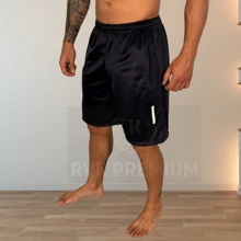 KIT OF 3 REFLECTIVE MEN'S SHORTS BLACK / GREY / NAVY BLUE CASUAL GYM - 彩色 - 查看 4