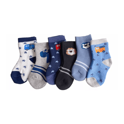 Kit 12 pares de meia menino e menina 100% algodão