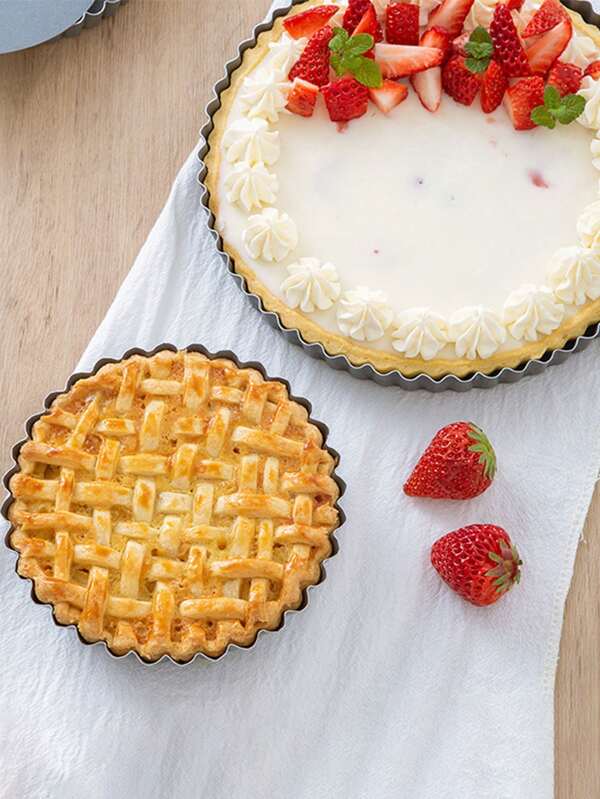 1pc Sunflower Cake Mold Round Baking Pan Pizza Tray Egg Tart Mold Baking Tool