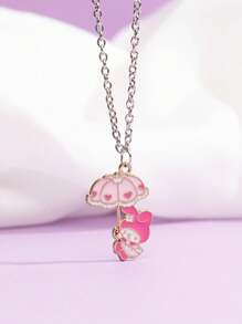 Sanrio Kuromi Cinnamoroll Melody 吊坠项链，1 件/3 件雨伞系列吊坠项链，适合女性日常佩戴 - 彩色 - 查看 10