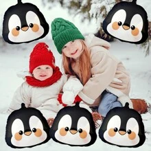 4 palloncini a forma di testa di pinguino carini, decorazioni per feste antartiche, feste di Natale, feste invernali, feste di Capodanno, feste di compleanno