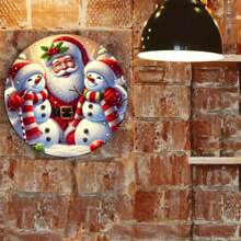 1pc 8x8inch Lễ hội Ông già Noel & Người tuyết Nghệ thuật treo tường bằng kim loại Biển kim loại Tranh trang trí Biển kim loại tròn Trang trí nhà bếp Chức năng nhà bếp Nhãn dán Trang trí nhà Trang trí khách sạn Trang trí sân vườn Trang trí quầy bar Trang trí phòng Trang trí tường Trang trí nhà hàng Trang trí quán cà phê Trang trí nhà để xe Phong cách trang trí trang trại Giao hàng ngẫu nhiên 20cm * 20cm, Trang trí nhà cửa, Trang trí phòng, Trang trí tường - Nhiều màu1 - Xem 3