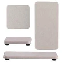 Set Of 4 Water Absorbent Diatomite Tray, Diatomaceous Earth Kitchen Soap Dish, Hand Soap Holder, Water Absorbing Stone Used For Plants & Toiletries In The Modern Home Home Bathroom Decor Fall Decor Back To School - Multicolor - View 2
