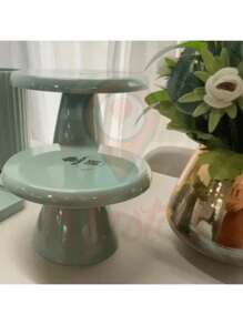 Party Kit 1 Slim Cake Stand 22x20 + 3 Mini Lapidated + 2 Roman Vases + 3 Mini Slim Cake - 黑色 - 查看 5