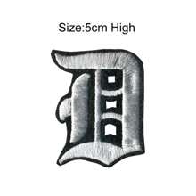 1 Pièce Optionnelle Alphabet Noir Edge Patch Brodé, Fer Sur/insignes, Vêtements Et Accessoires Décoration
