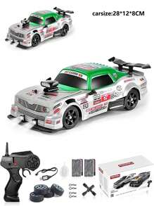 Scale RC Car On Road Electric High Speed Vehicle Racing Drift 4WD Remote Control Car(BLACK)