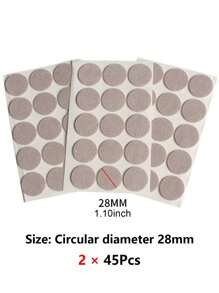 Thicken Self Adhesive Felt Chair Leg Pads Floor Protectors Furniture Legs Table Leg Covers Round Bottom Abrasion-Resistant Anti-Slip Pads