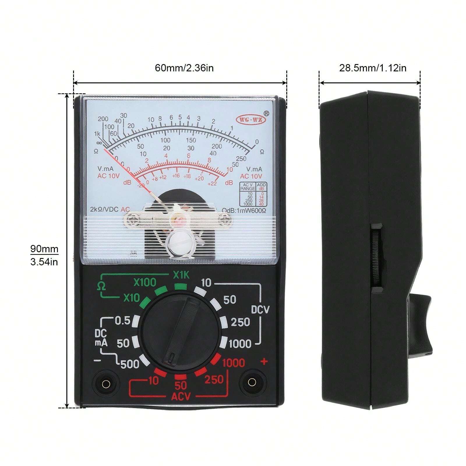 Fielect MF110A Digital Multimeter With /AC Voltage Meter, Ohmmeter