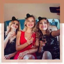 1 件迷你牛仔帽头带发箍发带音乐节成人头饰派对头饰 - 發箍 - 查看 6